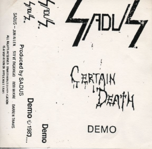 Sadus : Certain Death